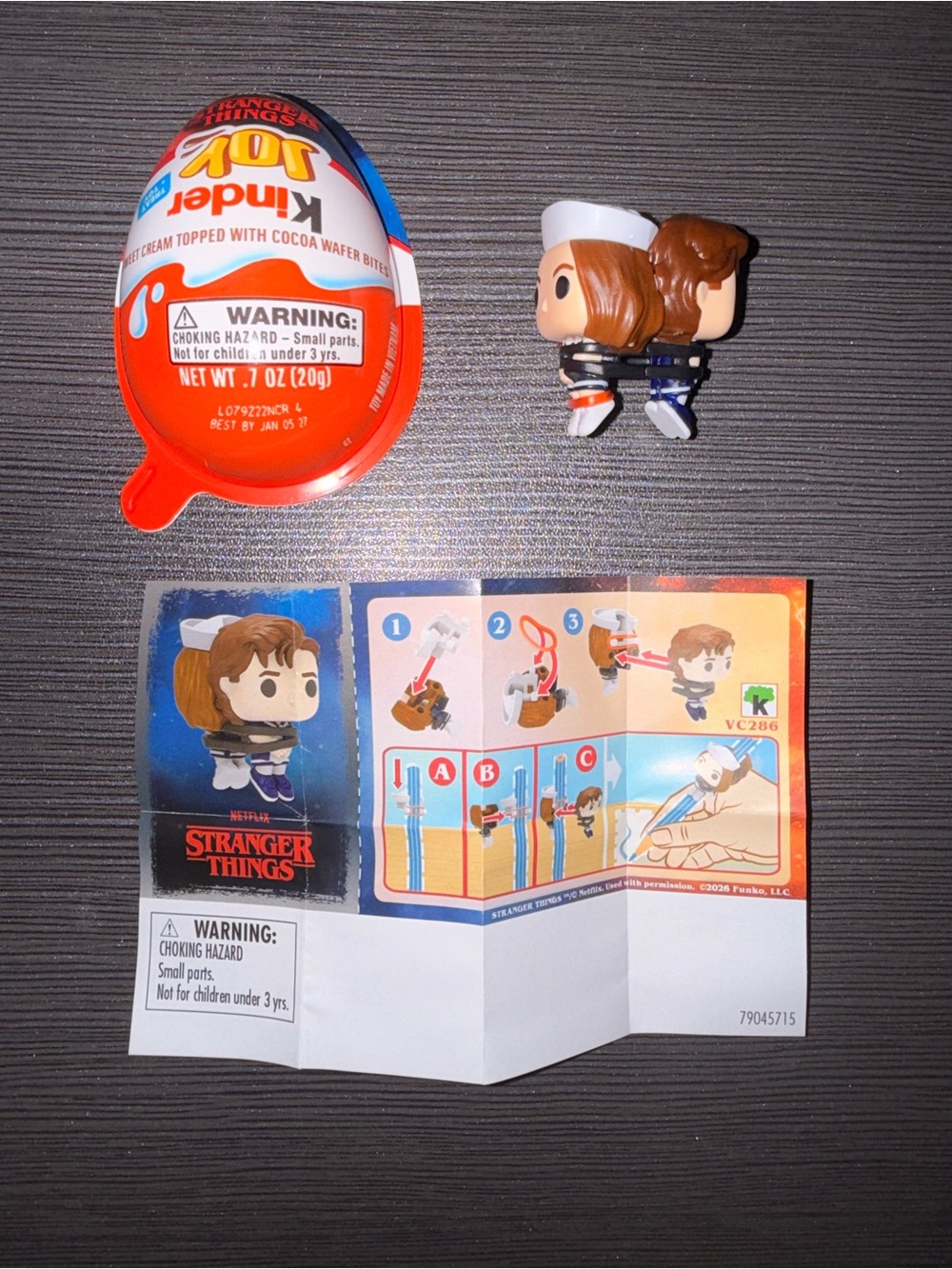 STEVE & ROBIN Stranger Things Funko Pop Kinder Egg